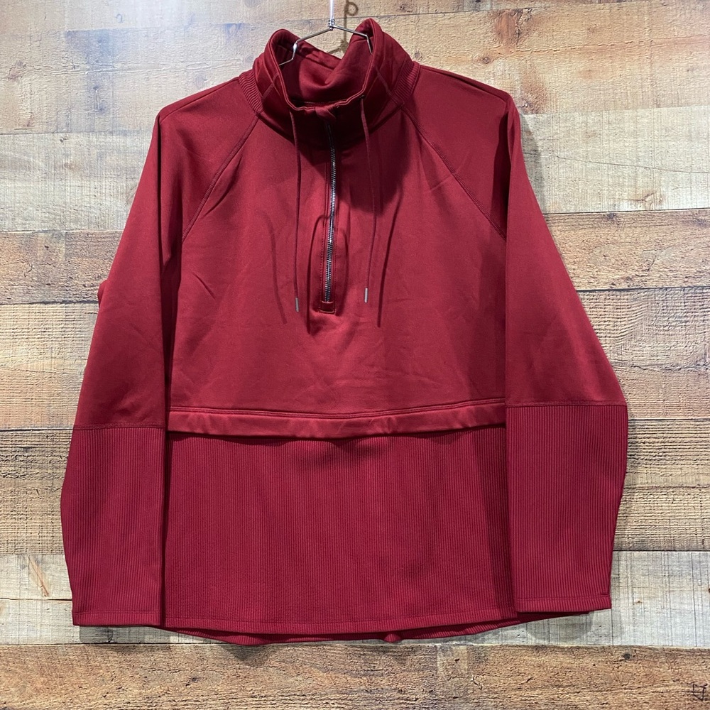 New Without Tags Avia 1/2 Zip Maroon Pullover Size XL